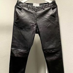 Maison Martin Margiela leather front pants